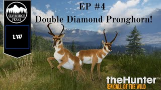 Two Beautiful Diamond Pronghorn  Thehunter Call of the Wild [upl. by Enihpets858]