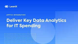 LeanIX Apptio Integration  Deliver Key Data Analytics for IT Spending [upl. by Atekihs]