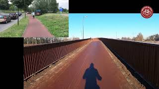 Ride on the new cycling viaduct in sHertogenbosch NL [upl. by Irra648]