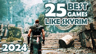 25 Best Open World Games like Skyrim  2024 Edition [upl. by Enomys]