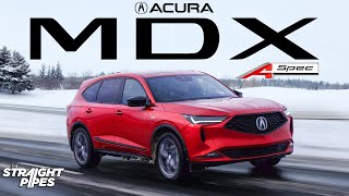 SOLID 3 ROW 2022 Acura MDX A Spec Review [upl. by Nnaitsirk]