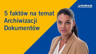 5 FAKTÓW NA TEMAT ARCHIWIZACJI DOKUMENTÓW 🗂️🗃️🗄️ [upl. by Dianuj464]