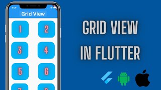 GridViewbuilder Widget in Flutter  Flutter GridView [upl. by Sada]