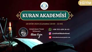 YENİ EĞİTİM KURAN AKADEMİSİ 19 EKİMDE BAŞLIYOR [upl. by Enived459]