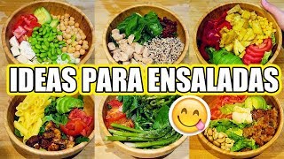 7 IDEAS PARA ENSALADAS VEGANAS y FÁCILES  SORTEO iPHONE X· DearDiaryBlog [upl. by Aniretak5]