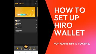 How to Setup Hiro Wallet  Ragnarok 20 Heroes NFT playtoearn token nftgame [upl. by Isoj]