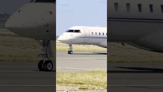 Bombardier Global 6000 taxiing in HNL Int’l Airport bombardier aviation airplane hnlairport [upl. by Adnorahs]