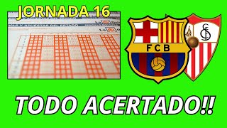 Pronósticos de la quiniela de hoy  Jornada 16 Análisis y pronósticos [upl. by Erait]