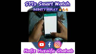 S17s Smart watch  series 7  infinity display 🔥💯 review  unboxing amp connecting [upl. by Tristam]