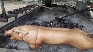 How to roast a whole pig step by step  How to make it crispy REVEALED3 [upl. by Nnod]