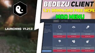 Minecraft Bedezu Client PE 121  Mcpe BedezuClient same to Java In Minecraft [upl. by Orvie]