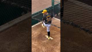 Paul Skenes throwing bullpen mlb baseball paulskenes pittsburghpirates springtraining [upl. by Sinylg]