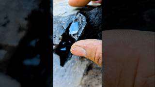 Ridiculous Herkimer Diamond Crystal on Host Rock 💎 [upl. by Yelhsa]