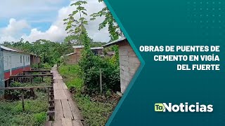 Iniciaron obras de puentes de cemento en Vigía del Fuerte [upl. by Anette]