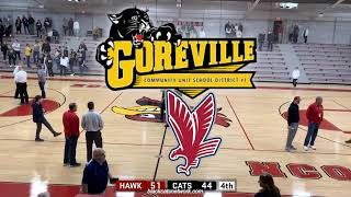 Goreville Blackcats vs Waterloo Gibault Catholic Hawks [upl. by Jone226]