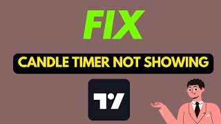 how to fix tradingview candle timer not showing [upl. by Paolina]