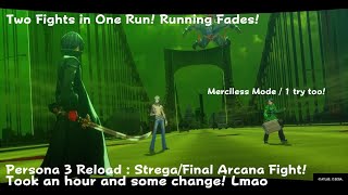 I WAS RUNNIN FADES WITH STREGA AND THE SHADOW LOL  Persona 3 Reload Last Arcana Shadow Fight [upl. by Atirabrab]