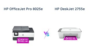 HP OfficeJet Pro 8025e vs HP DeskJet 2755e Which Printer to Choose [upl. by Qooraf]