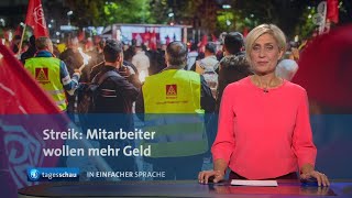 tagesschau in Einfacher Sprache 1900 Uhr 29102024 [upl. by Oirram]