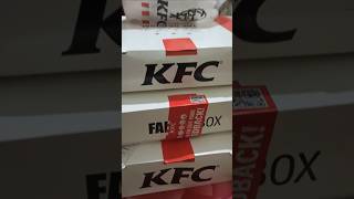 Its Party Time KFC sharing Boxes full of Burgers and fried chicken l shorts kfc burger party [upl. by Lief528]