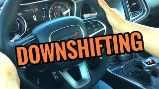 PADDLE SHIFTERS DOWNSHIFTING Explained [upl. by Billat255]