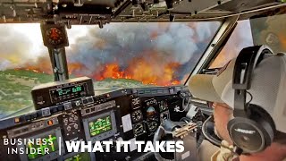 How Aerial Firefighter Pilots Are Trained  What It Takes [upl. by Avalsorim]