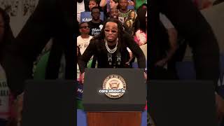 Quavo endorses Kamala Harris [upl. by Einnaej]