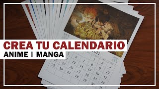 CREA TU CALENDARIO ANIME  MANGA [upl. by Troxell]