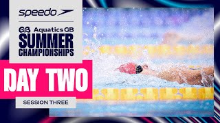 Speedo Aquatics GB Summer Championships 2024  Session Three LIVE [upl. by Lzeil911]