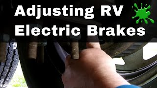 Checking and Adjusting the Dexter Axle Electric Brakes on RV or trailer [upl. by Henriques]