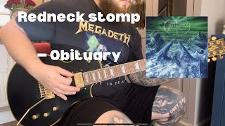 Obituary Redneck stomp Guitar cover 2024 [upl. by Eybba]