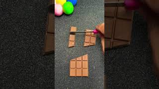 Chocolate with an Extra Slice 127 chocolateasmr shorts satisfying [upl. by Lenny]