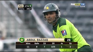 Abdul Razzaq Blistering batting vs New Zealand [upl. by Ahsinev]