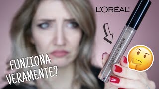 UNBELIEVA BROW LOREAL FUNZIONA VERAMENTE RECENSIONE VERA AL 100 SaraPinkBerry [upl. by Sarah]