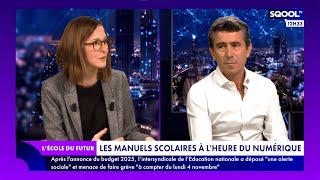 LÉcole du futur 18102024  Les manuels scolaires à lheure du numérique [upl. by Nnylaehs]