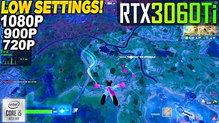 Fortnite Chapter 5 Season 4 RTX 3060 Tİ  İ5 10400F  1080p Low Performance Mode [upl. by Odareg644]