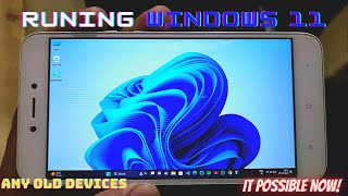 How can run windows 11 any android phoneEVEN OLD MOBILE VERSIONS [upl. by Ikcaj]