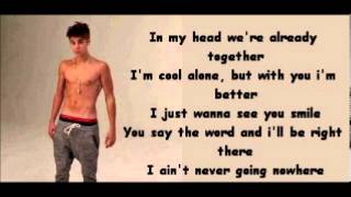 4 Justin Bieber Catching Feelings Lyrics [upl. by Killigrew]