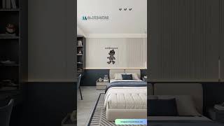 BEDROOM DESIGN  Al Mohanad Interior Design UAE  interiordesign homedecor luxury [upl. by Nylrebma]