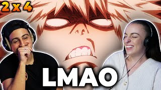 BAKUGO LOSES IT MY HERO ACADEMIA 2x4 REACTION [upl. by Bathesda]