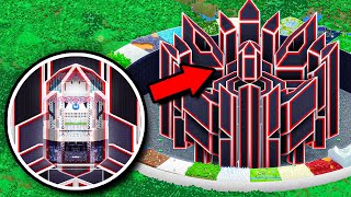 The CENTER of the BIGGEST SURVIVAL BASE in Minecraft [upl. by Nylimaj]