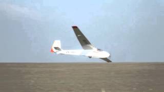 Schleicher K 8b electric powered RC glider model 3m 2015 [upl. by Lakin295]