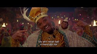 Will Smith friend like me End title from Aladdin Video and Audio [upl. by Seely]