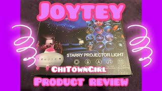 JOYTEY STARRY PROJECTOR LIGHT  PRODUCT REVIEW 12723 chitowngirl [upl. by Naimed184]