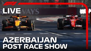 LIVE Azerbaijan Grand Prix PostRace Show [upl. by Ahto]