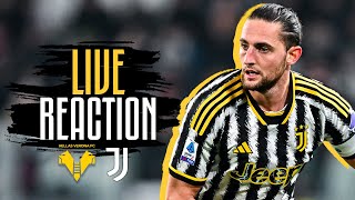 🔴 WATCH NOW VERONA VS JUVENTUS  LIVE REACTION 💪⚪⚫ [upl. by Padraic22]