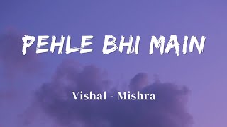 Pehle Bhi Main  Vishal Mishra  Animal  Official Audio  Lyrics Video  SF LYRICS HUB [upl. by Dnomaj]