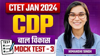 CTET 2024  CDP Mock Test03 by Himanshi Singh [upl. by Nnad989]