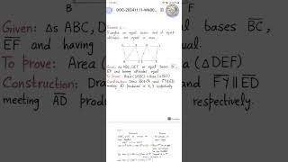 Class 9 Mathematics  Theorem No 04  Chapter 16 [upl. by Paola881]