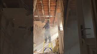 Satisfying ceiling removal house refurbishment in the UK [upl. by Anairol]